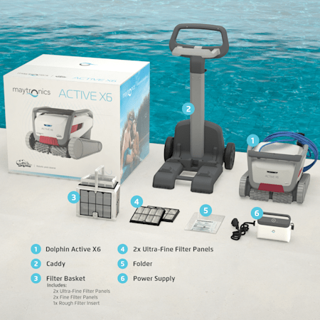 Maytronics Dolphin Active X6 Robotic Pool Cleaner - Image 5