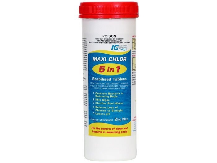 IQ Maxi Chlor 5 in 1 Stabilised Tablets