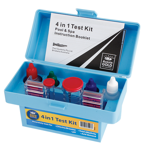 Aussie Gold 4-in-1 pool water test kit