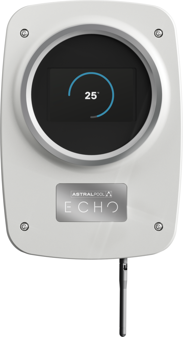 AstralPool Echo salt chlorinator with touchscreen