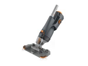 Kokido Vektro Junior MKII rechargeable pool vacuum on white background