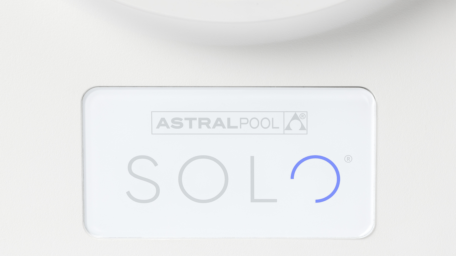 AstralPool Solo salt chlorinator branding detail